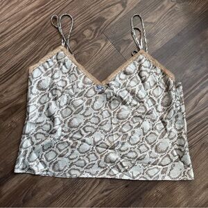 90’s Vintage Snake Print Camisole